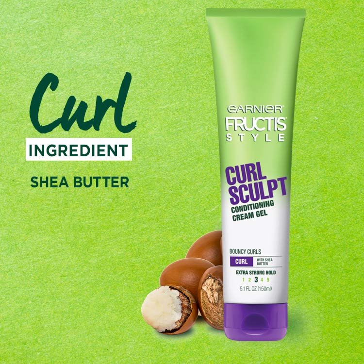 Garnier Curl Sculpt Conditioning Hair Cream Gel Ingredient